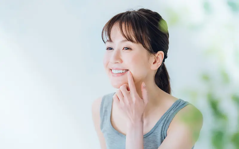 天然歯のような美しさ