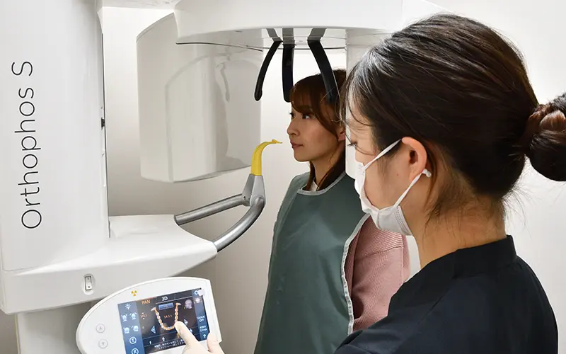 レントゲン写真撮影