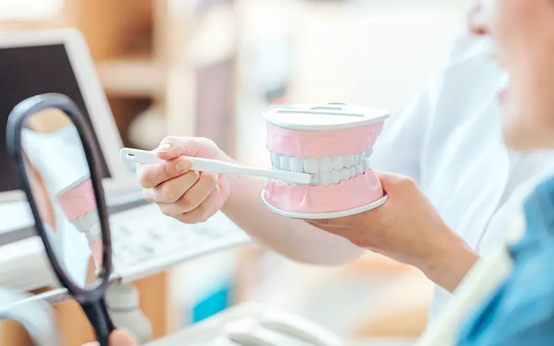 ブラッシング指導